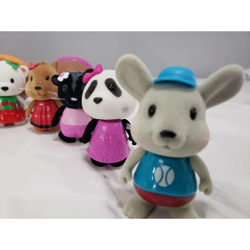 Lot 10 Lil Woodzeez Mixed Lot Animal Figures Series 2